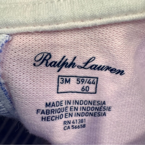 Ralph Lauren Multicolor Striped Kids One Piece - Picture 5 of 9